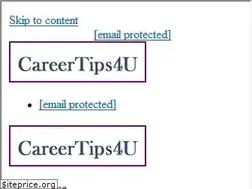Sites similar to careertips4u.com