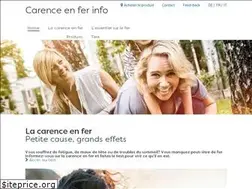 Sites similar to carenceenferinfo.ch