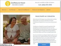 Sites similar to careresourcehawaii.org