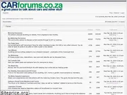 Sites similar to carforums.co.za