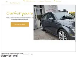 Sites similar to carforyours.com