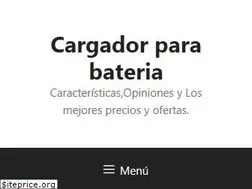 Sites similar to cargadoresparabateria.top