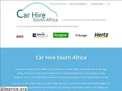 Sites similar to carhire-southafrica.co.za