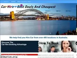 Sites similar to carhirebookings.com.au