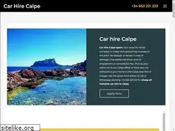 Sites similar to carhirecalpe.com