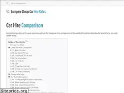 Sites similar to carhirecomparison.ie