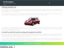 Sites similar to carhireexpress.co.uk
