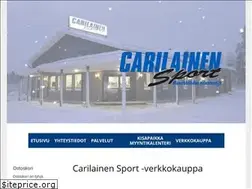 Sites similar to carilainensport.fi