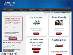 Sites similar to carinfo.co.za
