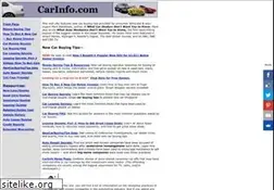 Sites similar to carinfo.com