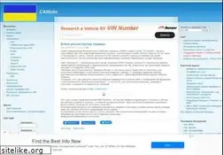 Sites similar to carinfo.kiev.ua