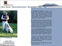 Sites similar to caringpetservice.com