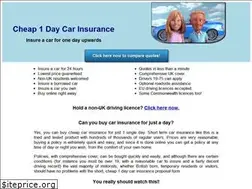 Sites similar to carinsurancefor1day.co.uk