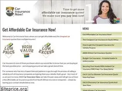 Sites similar to carinsurancenow.co.za