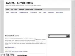 Sites similar to carita-anyer.blogspot.com