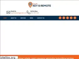 Sites similar to carkeyremote.com.au