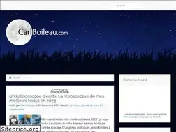 Sites similar to carlboileau.com