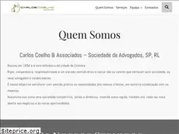 Sites similar to carloscoelhoassociados.pt