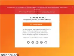 Sites similar to carlosparra.me