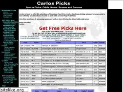Sites similar to carlospicks.com