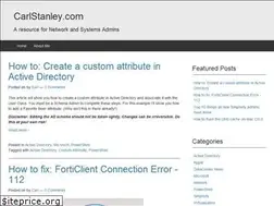 Sites similar to carlstanley.com