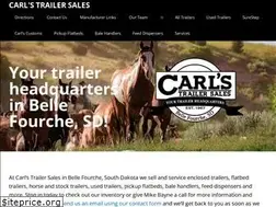 Sites similar to carlstrailersales.com