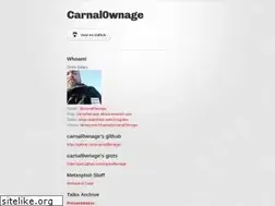 Sites similar to carnal0wnage.com