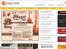 Sites similar to carnaticworld.com