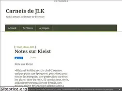 Sites similar to carnetsdejlk.hautetfort.com