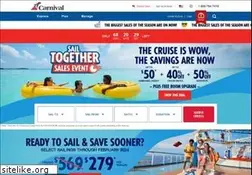 Sites similar to carnivalcruise.com