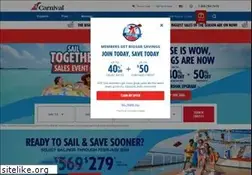 Sites similar to carnivalcruisesdeals.org