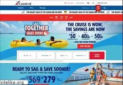 Sites similar to carnivalfamilycruises.com
