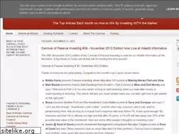 Sites similar to carnivalofpassiveinvesting.com