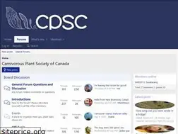 Sites similar to carnivorousplantsociety.ca
