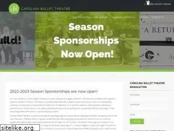 Sites similar to carolinaballet.org