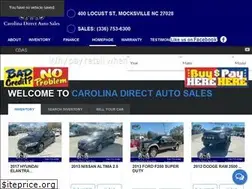 Sites similar to carolinadirectautosales.com