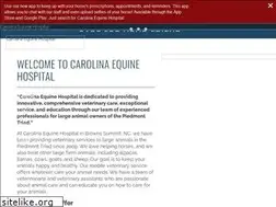 Sites similar to carolinaequinehospital.com