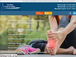 Sites similar to carolinafootandankle.com