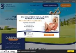 Sites similar to carolinaorthopaedic.com