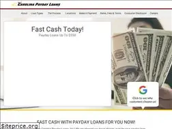 Sites similar to carolinapaydayloansinc.com
