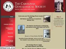 Sites similar to carolinasgensociety.org