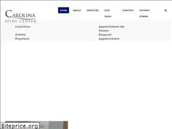 Sites similar to carolinaspinecenter.com