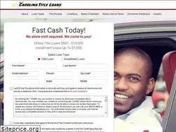 Sites similar to carolinatitleloansinc.com