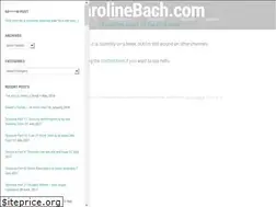 Sites similar to carolinebach.com