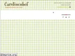 Sites similar to carolinenhof.org