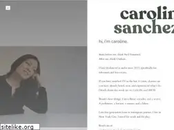 Sites similar to carolinesanchez.com