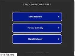 Sites similar to carolinesflorist.net