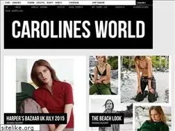 Sites similar to carolinesworld.net