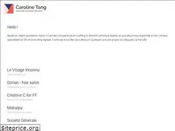 Sites similar to carolinetang.fr