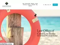 Sites similar to carolpeakeattorney.com
